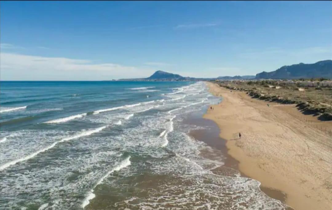 Apartamento Paz Con Terraza Y Vistas Al Mar Oliva Dış mekan fotoğraf